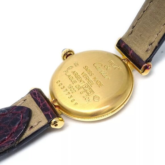 Cartier Ref.W1000654 Must Colisee Quartz Watch Brown - Picture 7 of 8